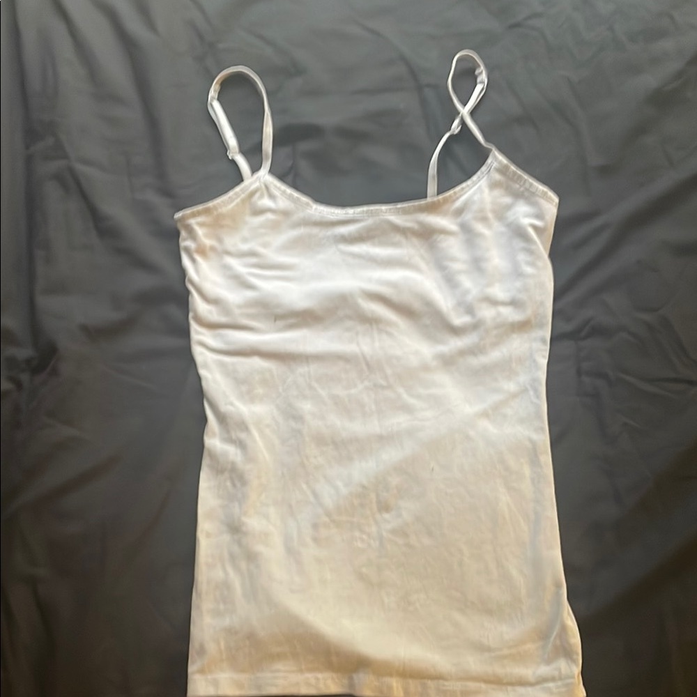 SO White Fitted Camisole Top
